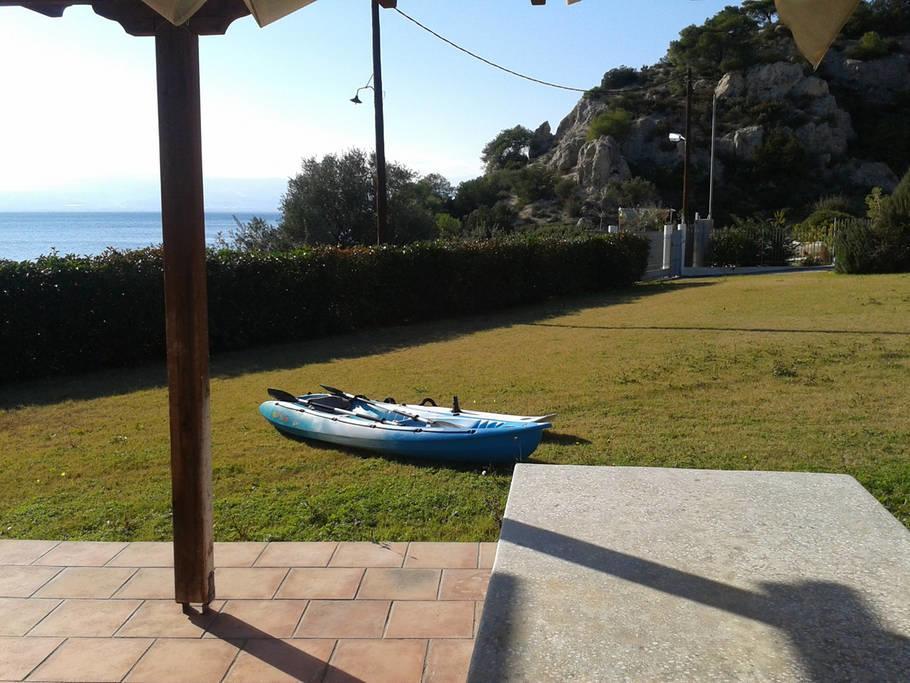 Marvelous House By The Sea Vila Limni Vouliagmenis Exterior foto